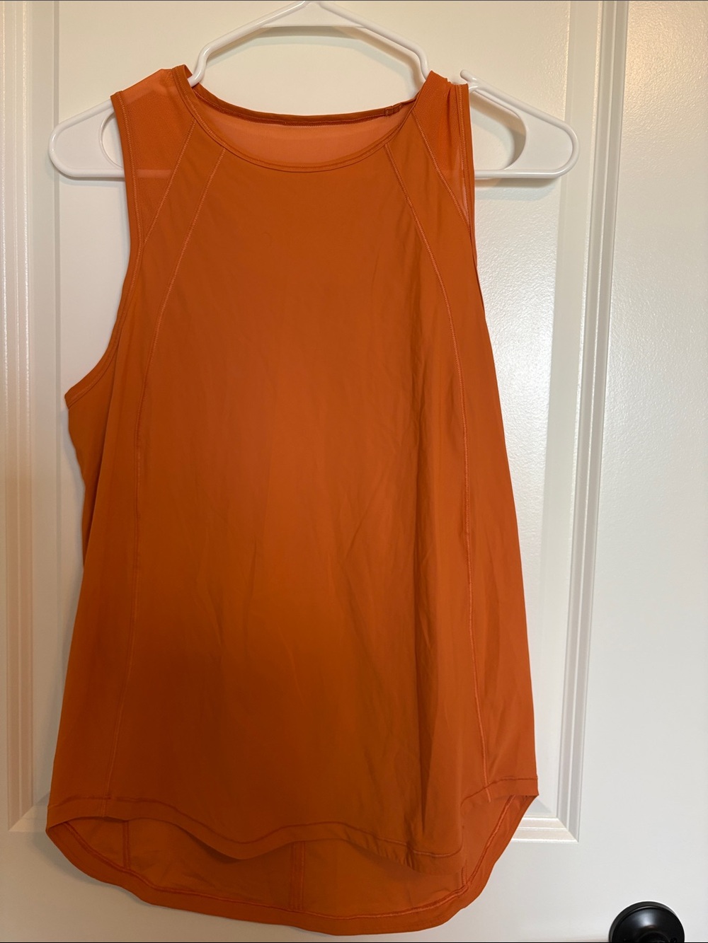 lululemon athletica Orange Sleeveless Athletic Tank